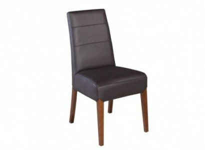 Armchair Gastro Design Armchair Wood Upholstery Dining room Leather Chair Chairs